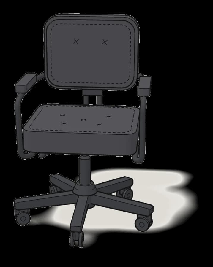 IKEA ALEFJÄLL Office Chair, assembled