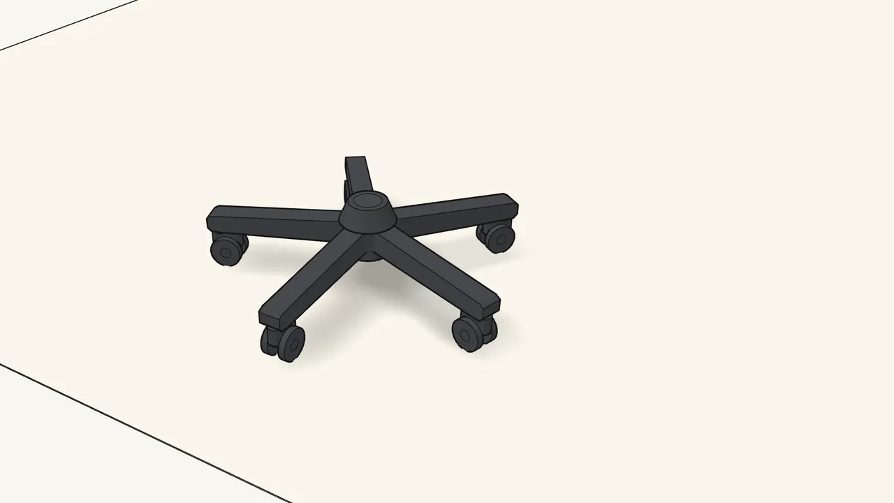 Step 5: Press the cover down onto the centre of the base. — IKEA ALEFJÄLL assembly