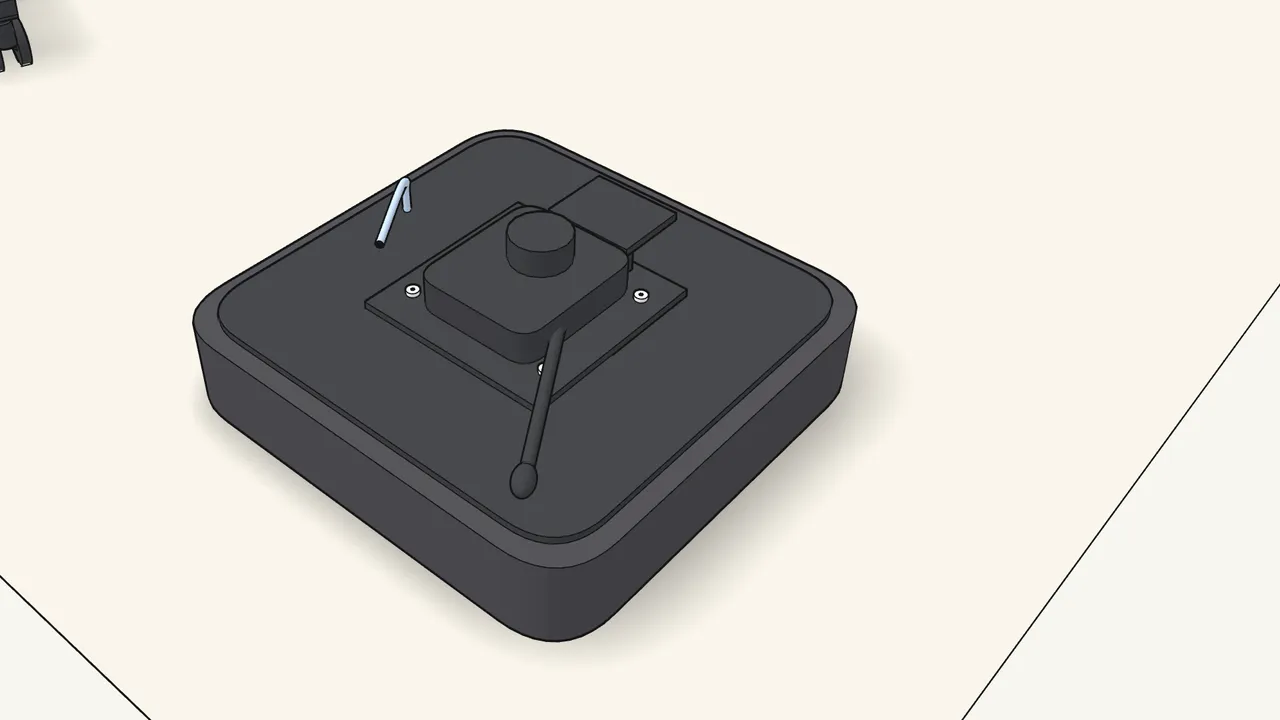 Step 9: Tighten the 4 bolts with the Allen key (124345). — IKEA ALEFJÄLL assembly