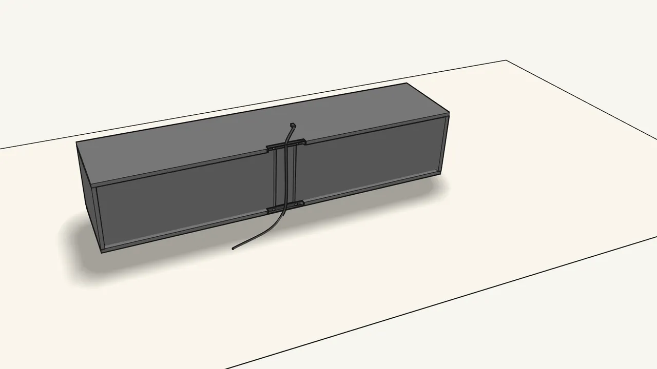 Step 15: Stand the unit up and run your cables through the openings. — IKEA BESTÅ assembly