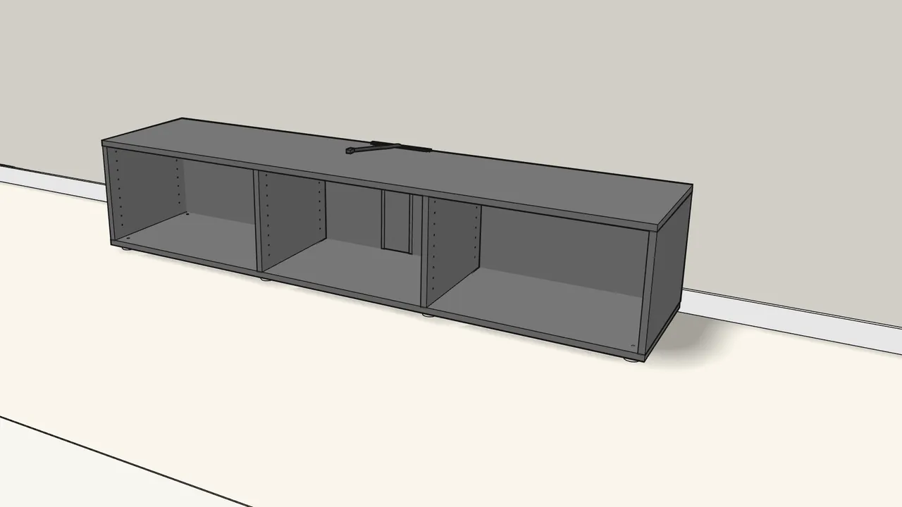 Step 19: Push the unit back against the wall. — IKEA BESTÅ assembly