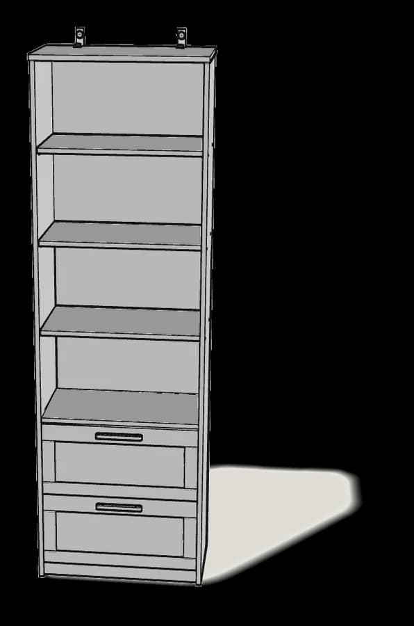 IKEA BRIMNES Bookcase, assembled