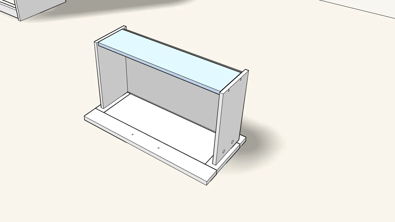 Step 20: Slide the drawer bottom into the grooves. Fit the back. — IKEA BRIMNES assembly