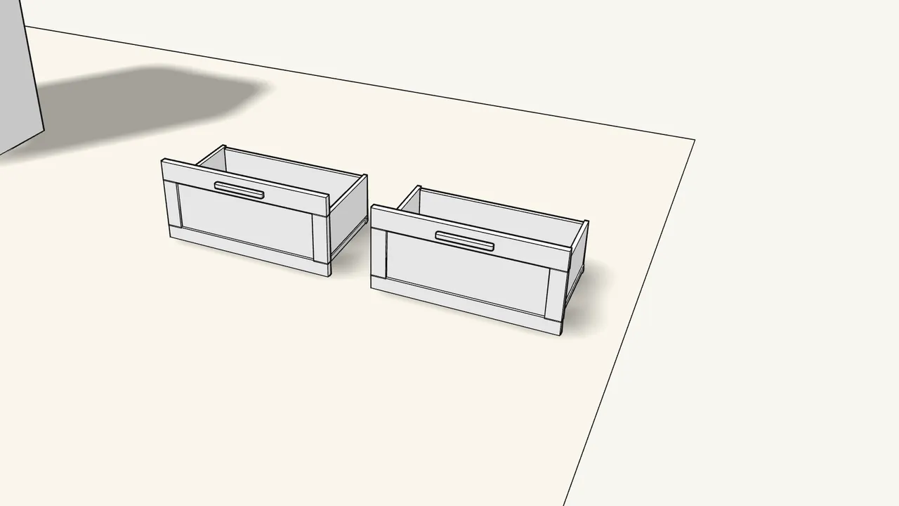 Step 27: Build the second drawer the same way. — IKEA BRIMNES assembly