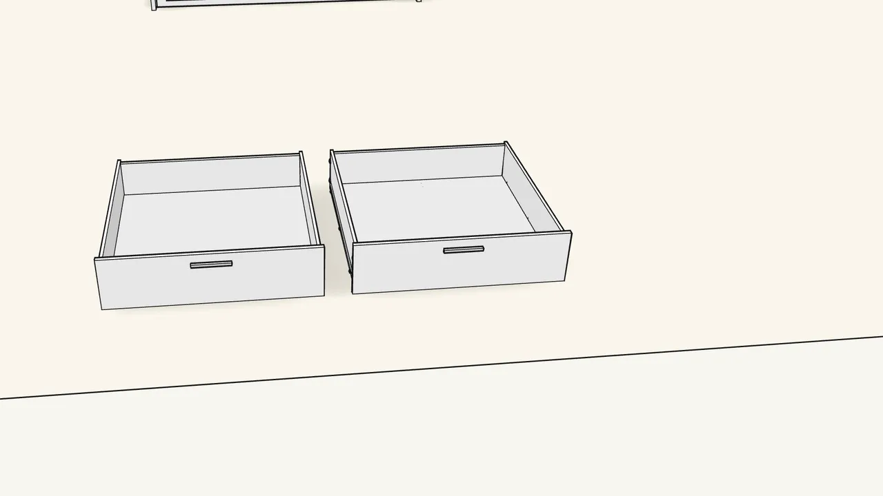 Step 28: Build the second drawer the same way. — IKEA BRIMNES assembly