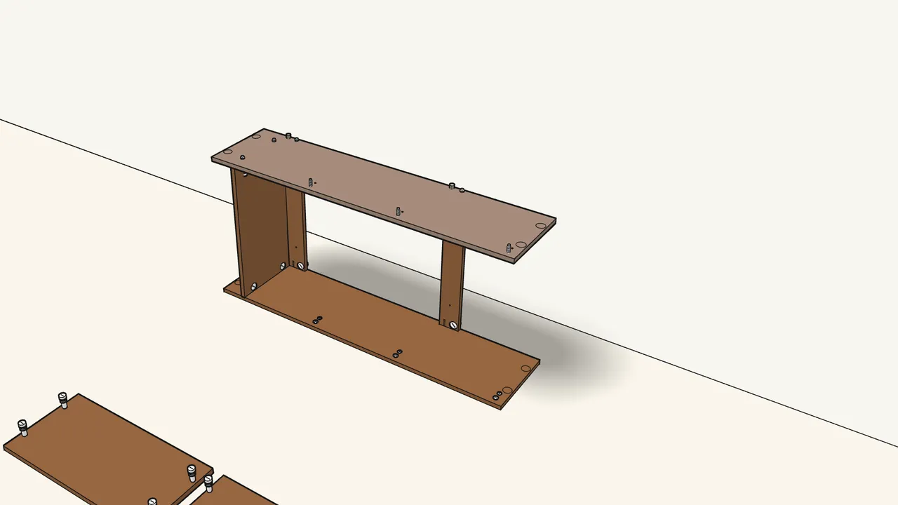 Step 6: Lay the other side panel on top. — IKEA BRUSALI assembly