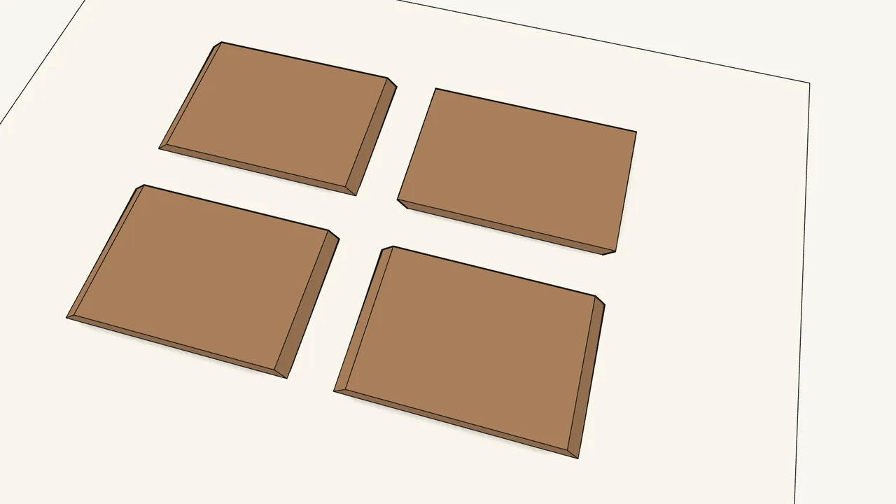 Step 1: Sort the four frame panels. — IKEA EKET assembly