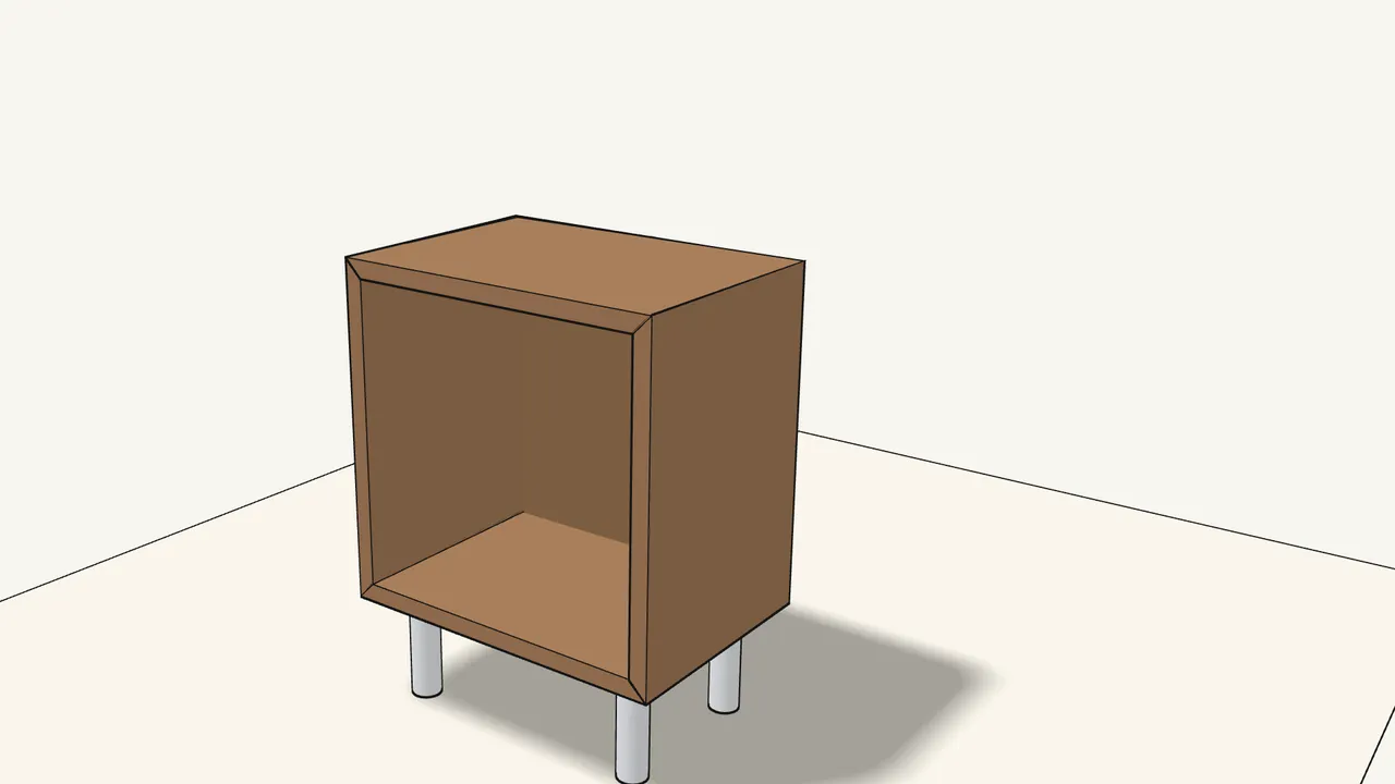 Step 8: Fit legs or a suspension rail — follow its own manual. — IKEA EKET assembly