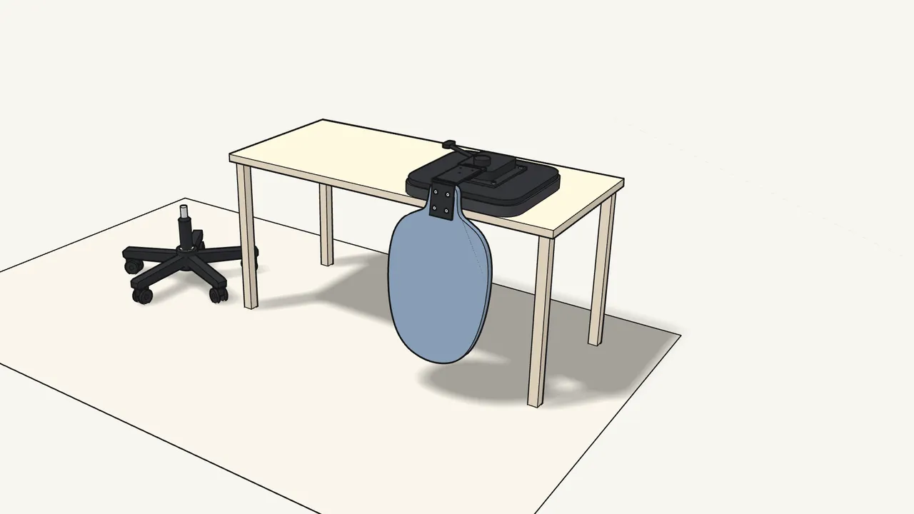 Step 10: Slide the backrest bracket onto the back of the mechanism. — IKEA FLINTAN assembly