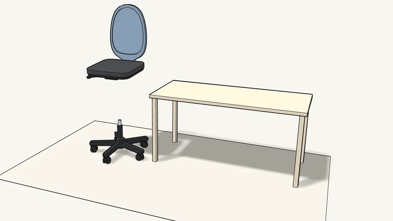 Step 12: Turn the seat over. — IKEA FLINTAN assembly