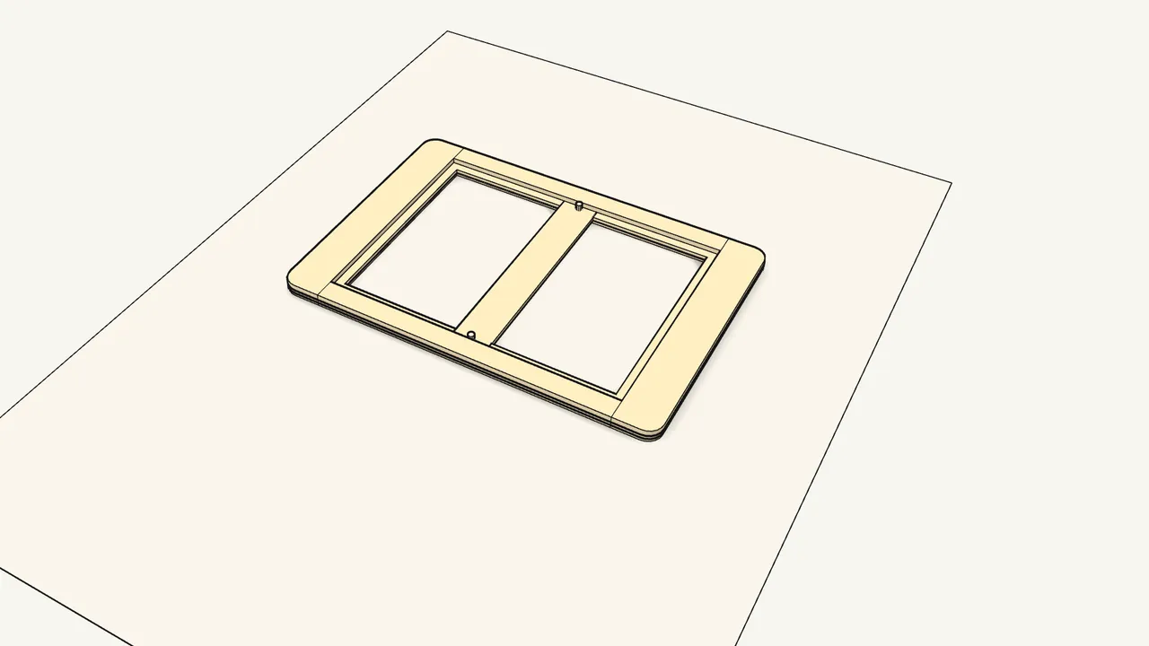 Step 2: Turn the crossbar over and lay it into the middle of the frame. — IKEA FLISAT assembly