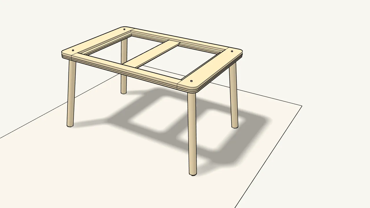 Step 6: Turn the table upright. — IKEA FLISAT assembly