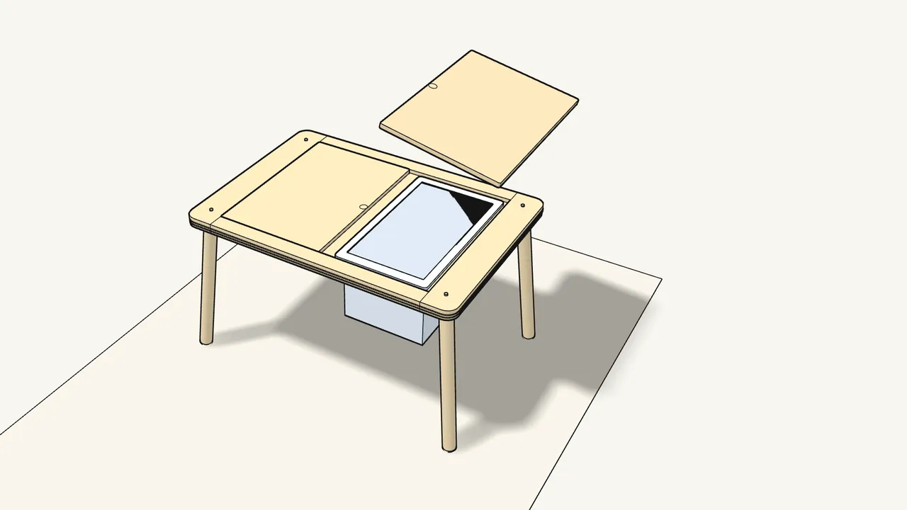 Step 8: The lids lift out. — IKEA FLISAT assembly