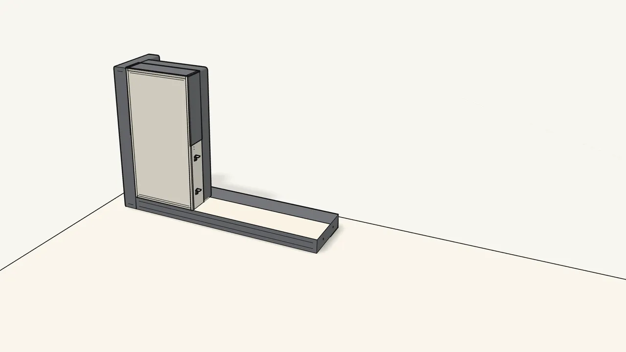 Step 9: Tip the whole assembly onto its back. — IKEA FRIHETEN assembly