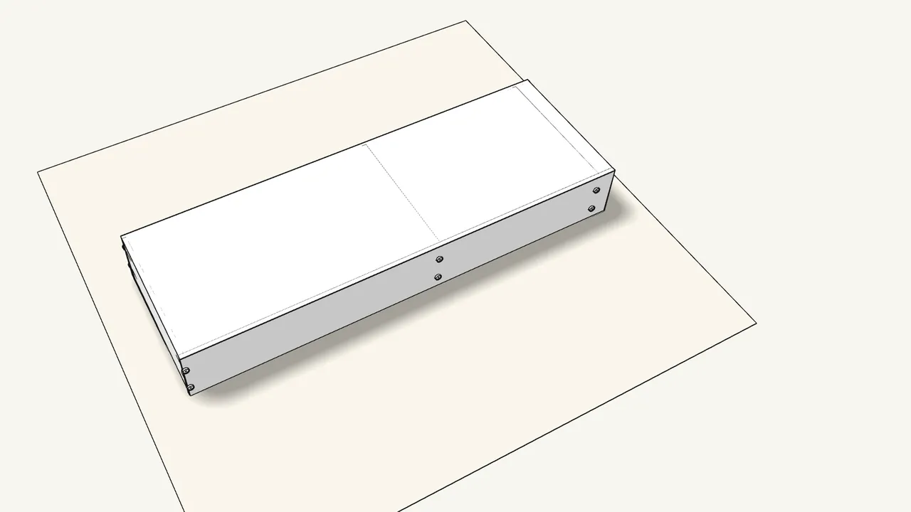 Step 8: Lay the back panel on the frame. — IKEA GERSBY assembly