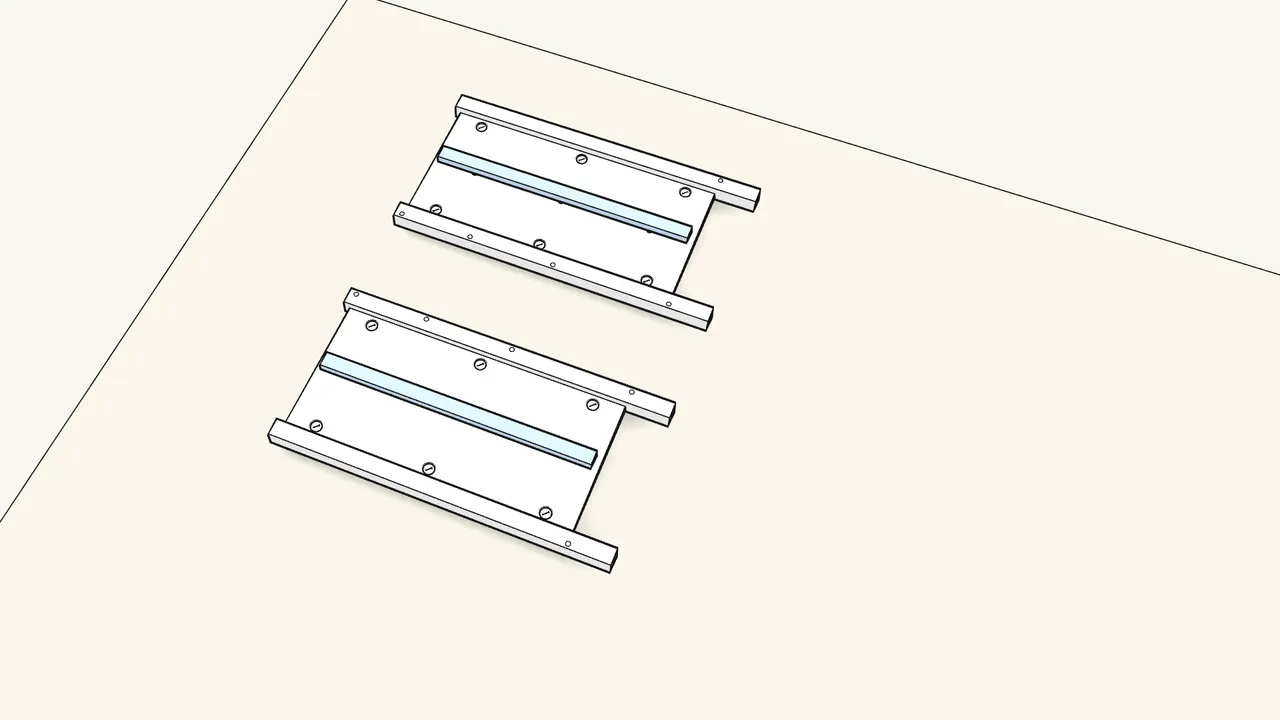 Step 4: Push 6 long dowels (101353) in and press the centre batten onto them. — IKEA HEMNES assembly