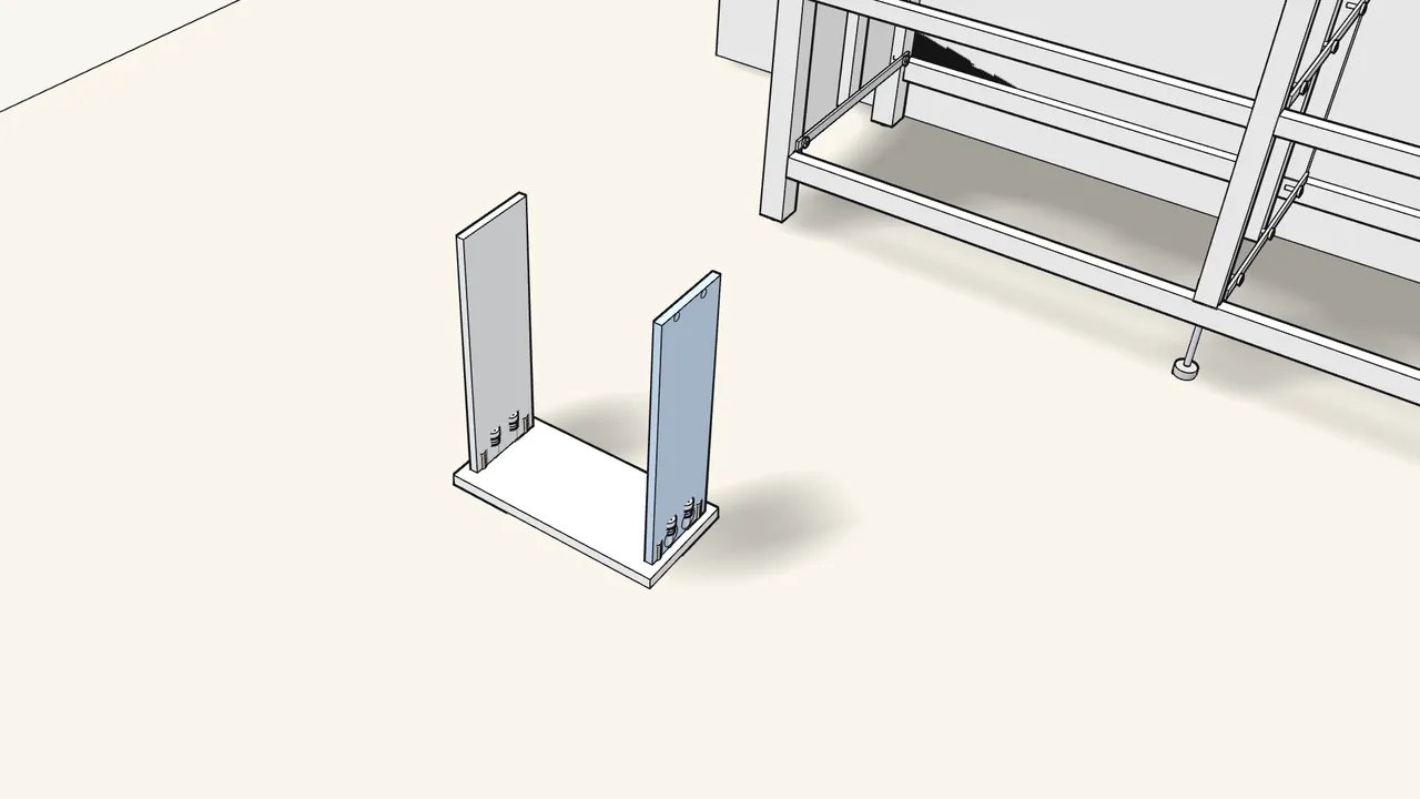 Step 21: Drawer front: 4 cam bolts (123492). Sides: 4 dowels (101345). — IKEA HEMNES assembly