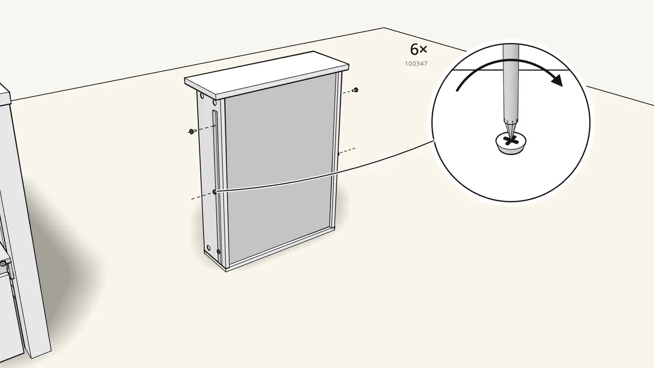 Step 24: Screw the drawer runners DR and DL to the sides. — IKEA HEMNES assembly