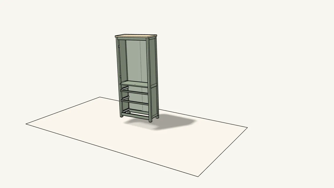 Step 19: Stand the cabinet up. Turn the feet until it stands level. — IKEA HEMNES assembly
