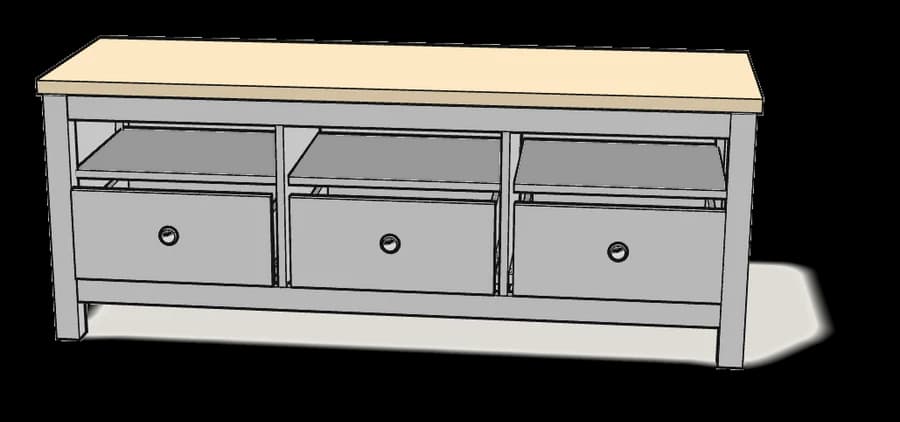 IKEA HEMNES TV Unit, assembled