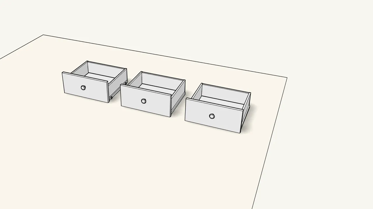 Step 8: Build all 3 drawers the same way. — IKEA HEMNES assembly