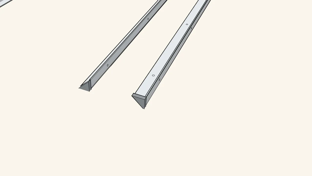 Step 2: Do the same on the other 2 posts — 4 feet in total. — IKEA HYLLIS assembly