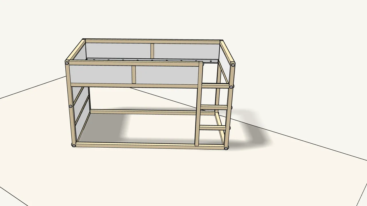 Step 20: Turn the bed over, then turn it around. — IKEA KURA assembly