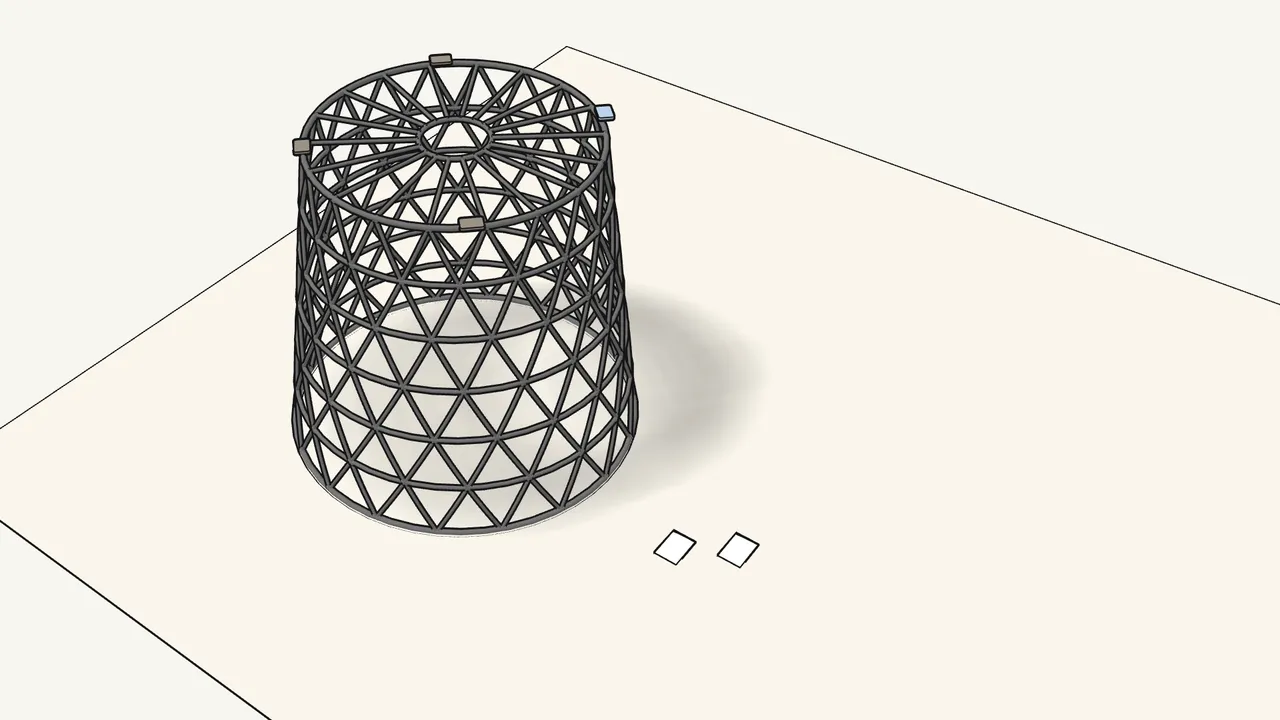 Step 3: Stick the 4 felt pads onto the ring of the base. — IKEA KVISTBRO assembly