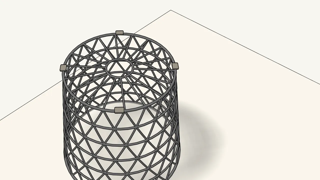 Step 4: Each pad sits on the outer ring of the base. — IKEA KVISTBRO assembly