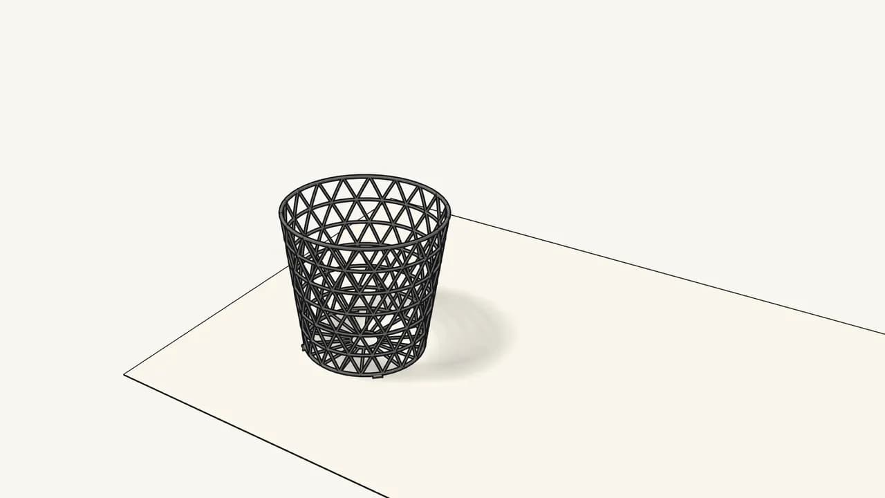 Step 5: Turn the basket the right way up. — IKEA KVISTBRO assembly