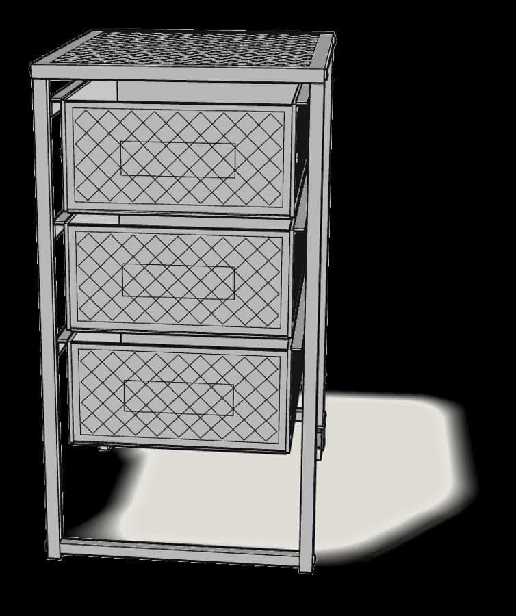 IKEA LENNART Drawer Unit, assembled