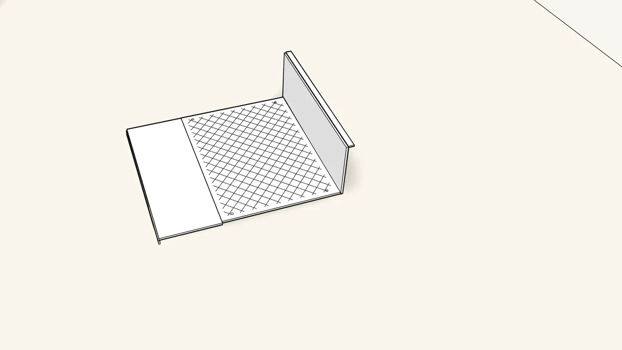 Step 11: Fold up one side of the drawer. — IKEA LENNART assembly
