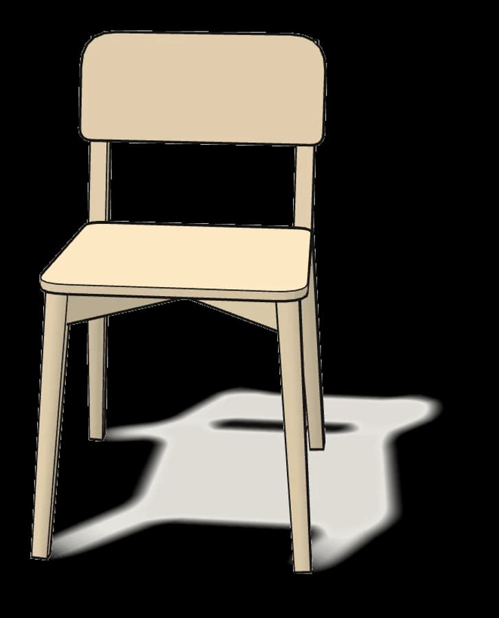 IKEA LISABO Chair, assembled