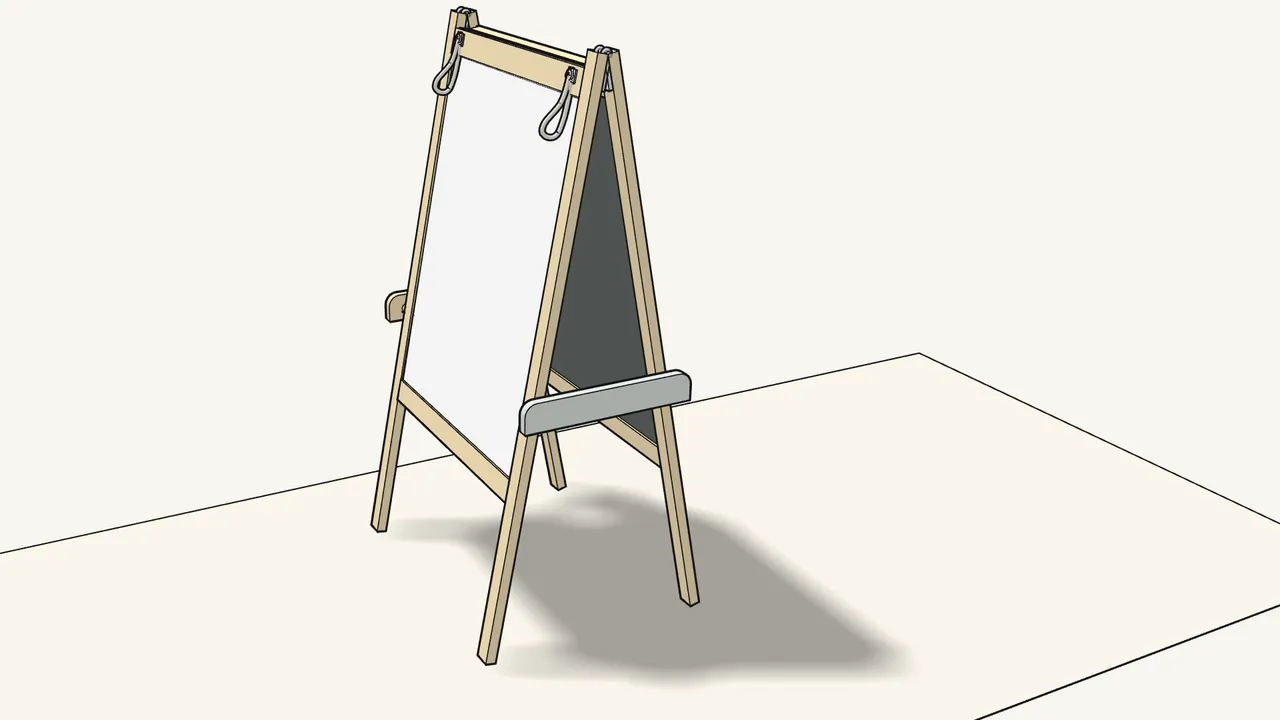 Step 6: Hook the 2 side bars onto the pegs until they click. — IKEA MÅLA assembly