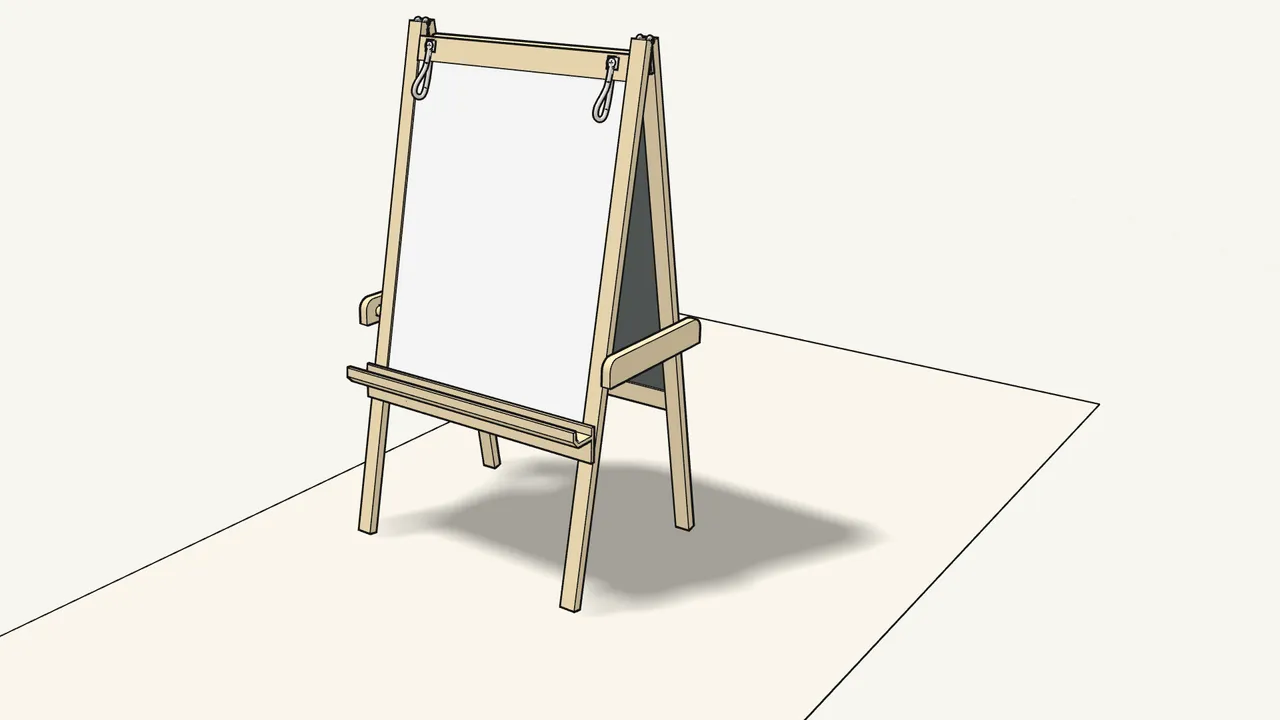 Step 8: Hang the tray on the screws. — IKEA MÅLA assembly
