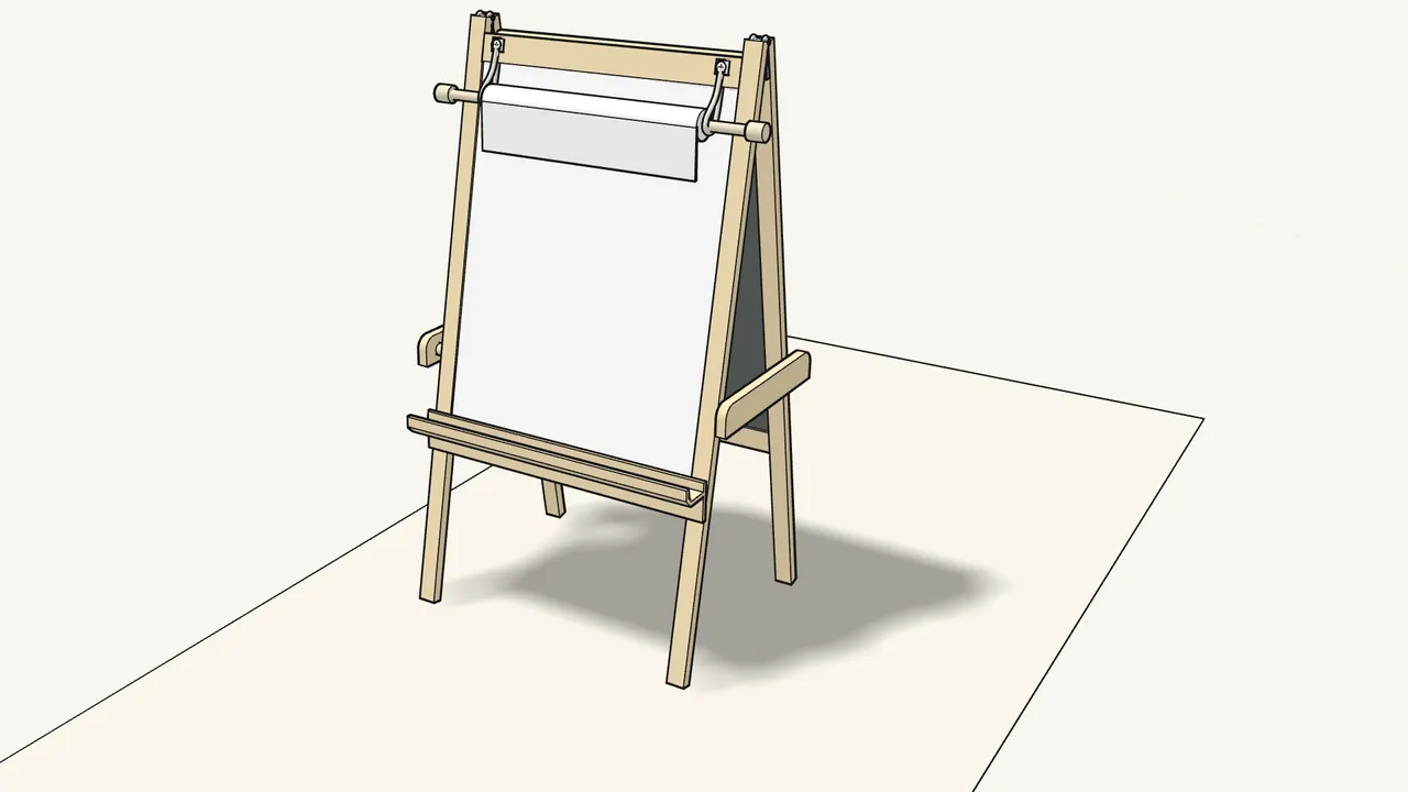 Step 10: Press the rod down into the two straps. — IKEA MÅLA assembly