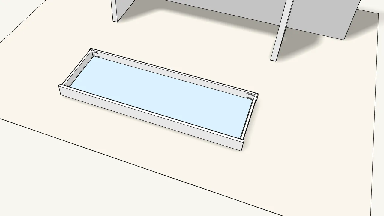 Step 23: Turn it upright and lay the mat inside. — IKEA MALM assembly