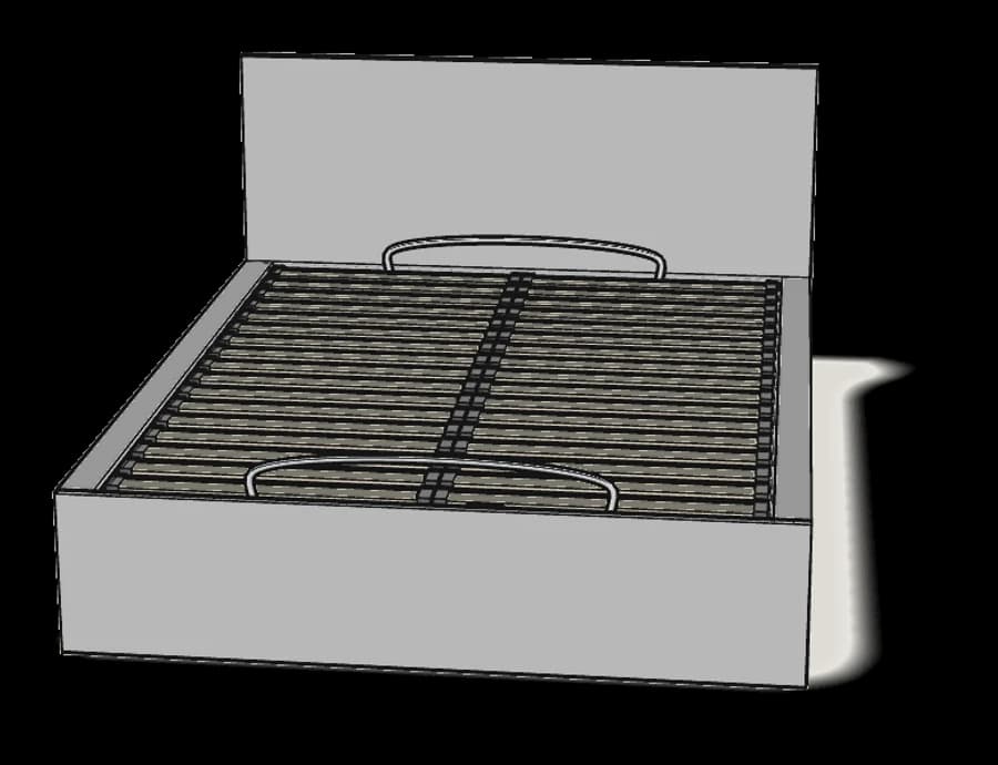 IKEA MALM Storage Bed, assembled