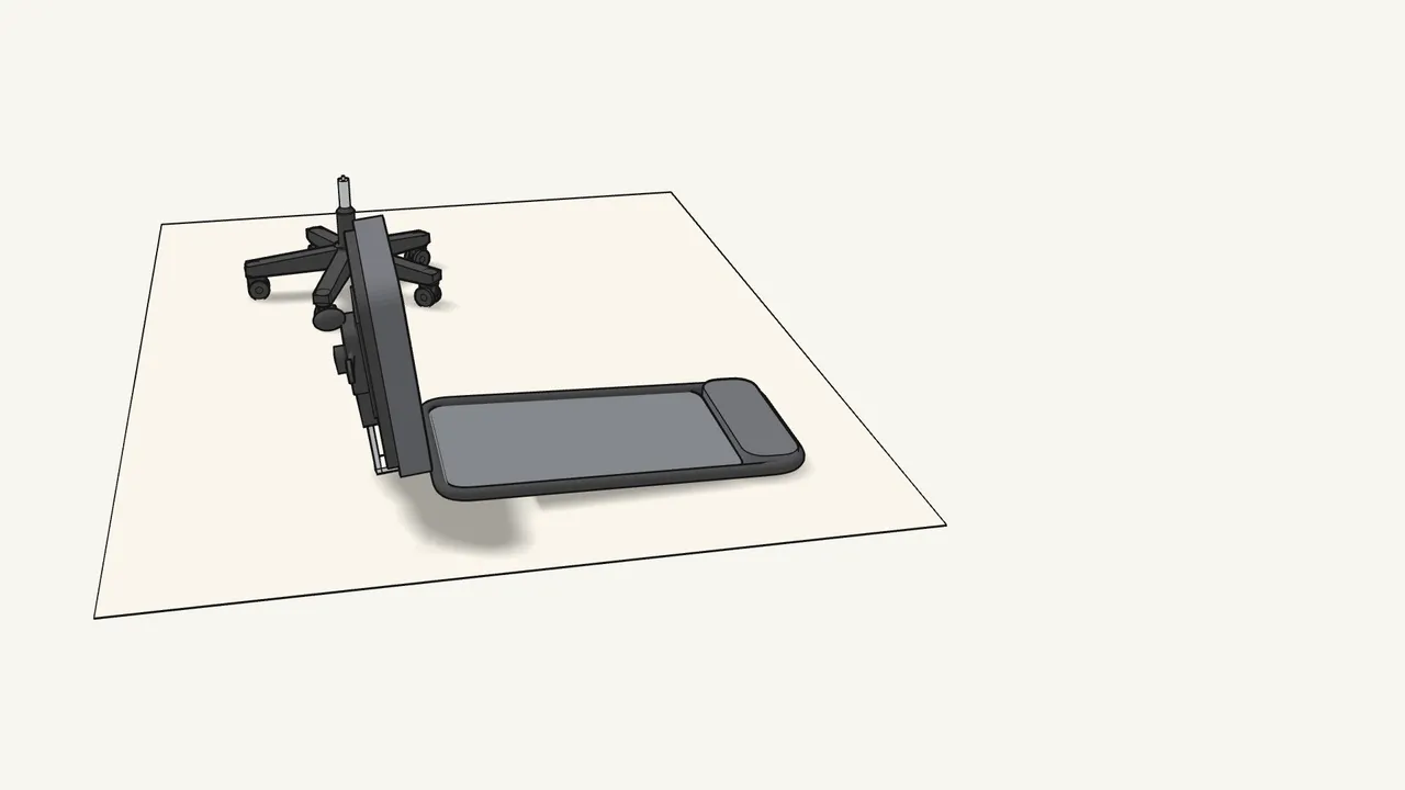 Step 9: Lower the seat onto the backrest bracket. — IKEA MARKUS assembly