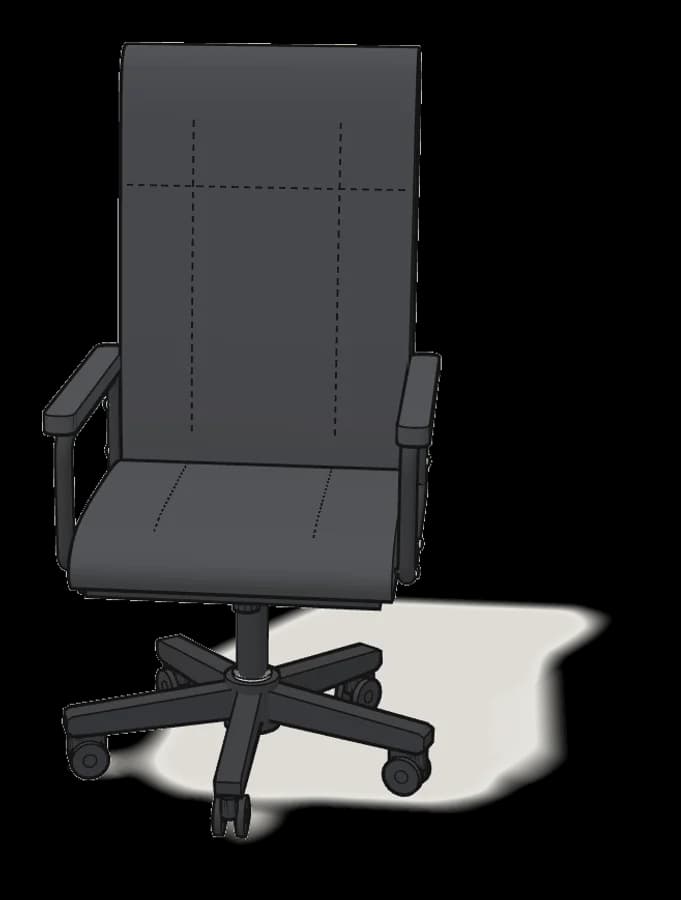 IKEA MILLBERGET Swivel Chair, assembled