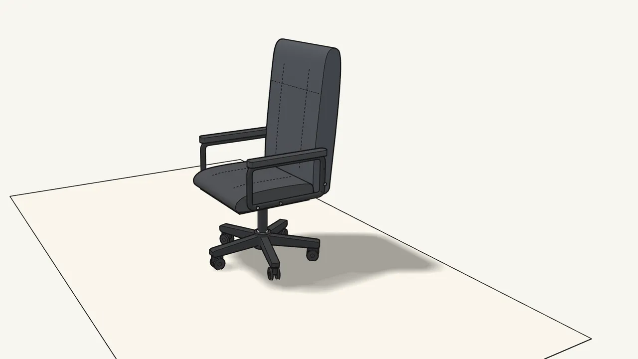 Step 11: Tilt the backrest up. — IKEA MILLBERGET assembly