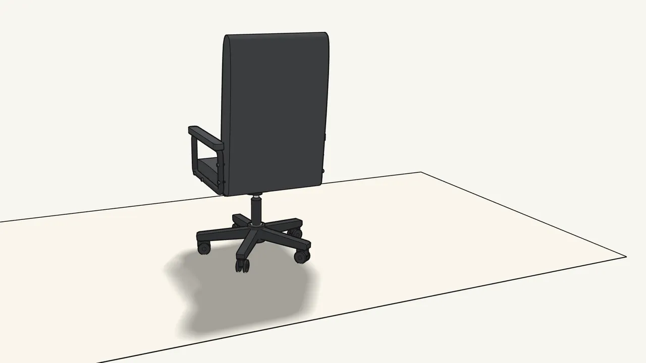 Step 14: Store the Allen key in the pocket inside the backrest cover. — IKEA MILLBERGET assembly