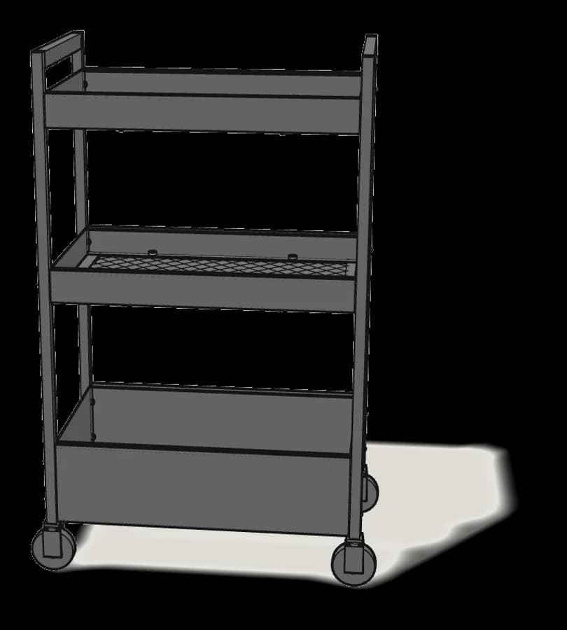 IKEA NISSAFORS Utility Cart, assembled