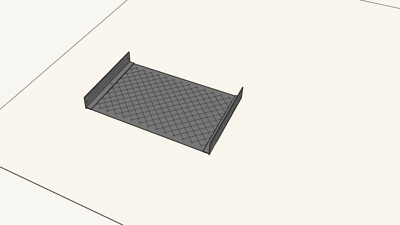 Step 1: Slide the two end rails onto the tray bottom. — IKEA NISSAFORS assembly