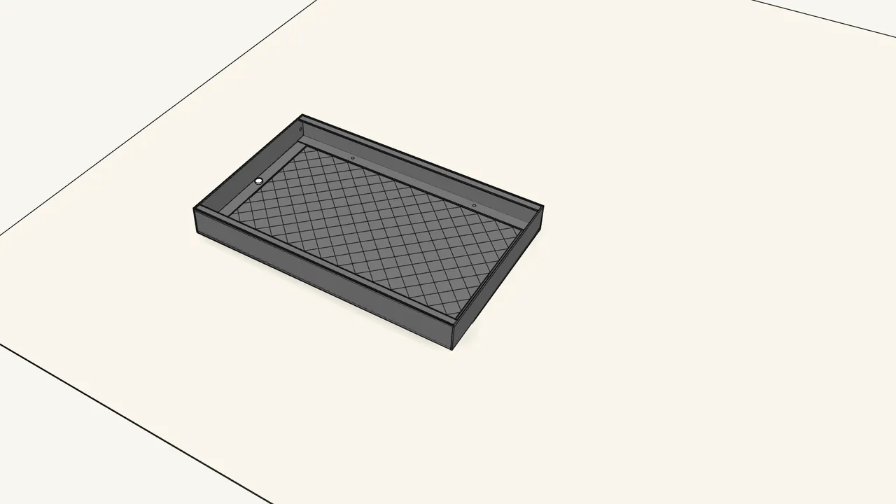 Step 3: Push the front and back rails onto the tray. — IKEA NISSAFORS assembly