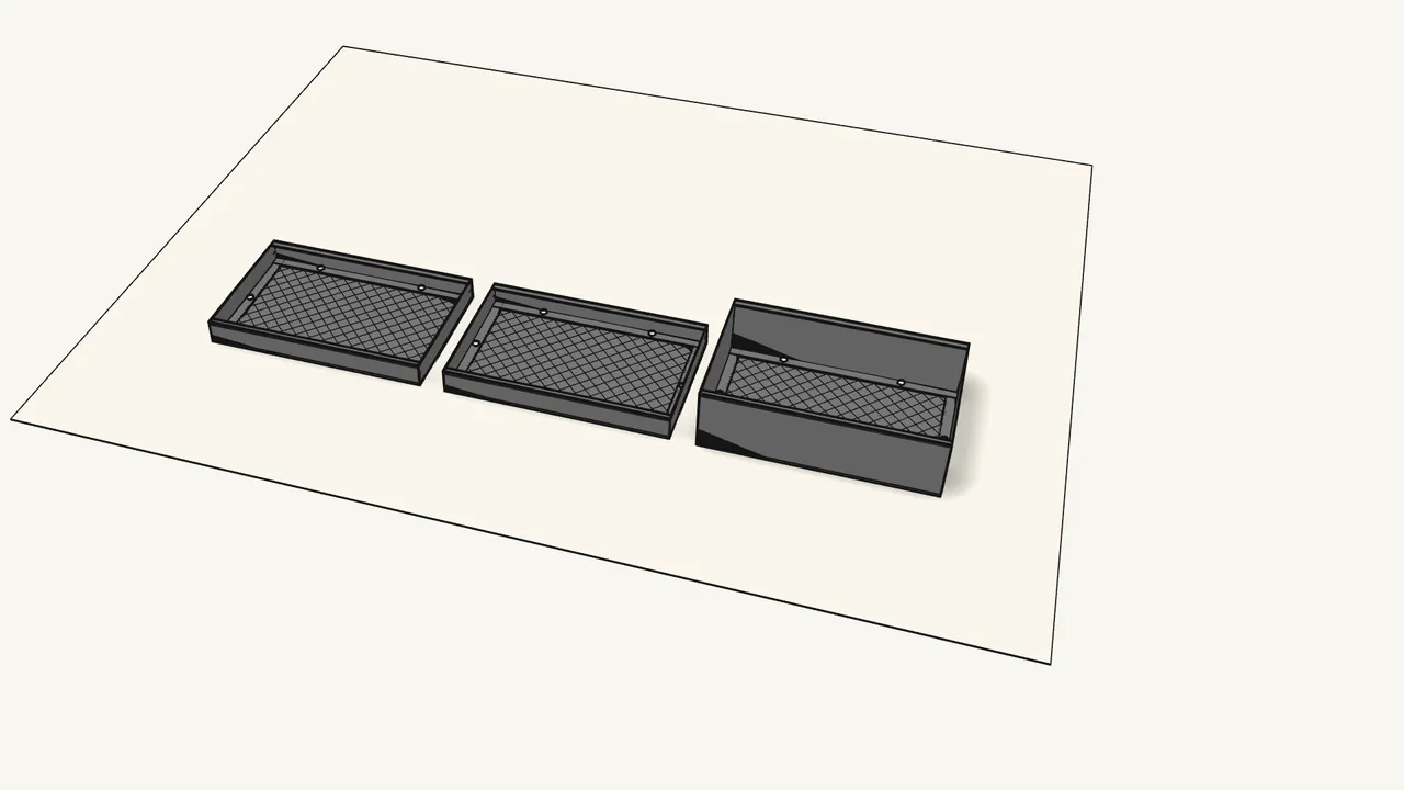 Step 5: Build the other two trays the same way. — IKEA NISSAFORS assembly