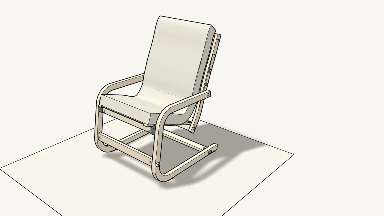 Step 18: Add the cushion. — IKEA POÄNG assembly