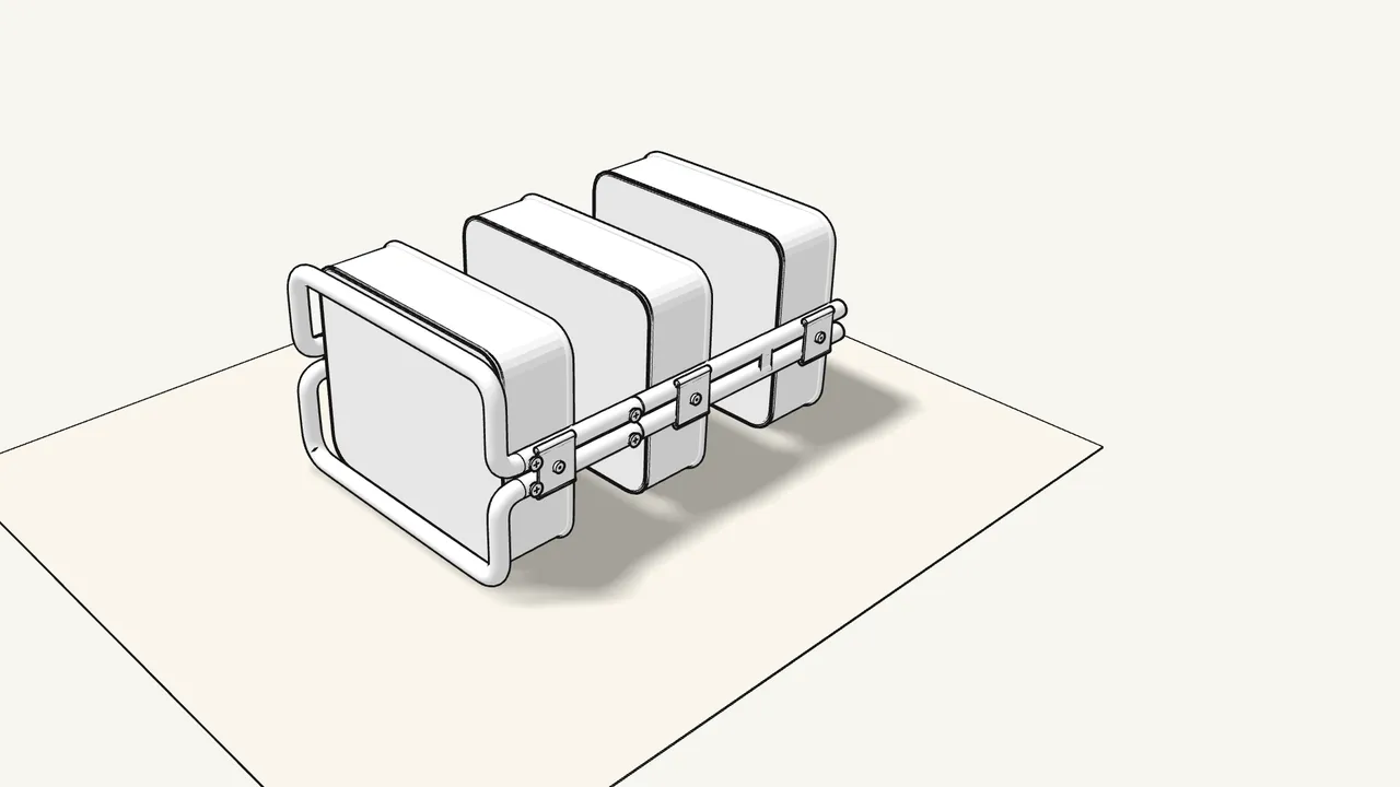 Step 8: Lay the cart down on a rug. — IKEA RÅSKOG assembly