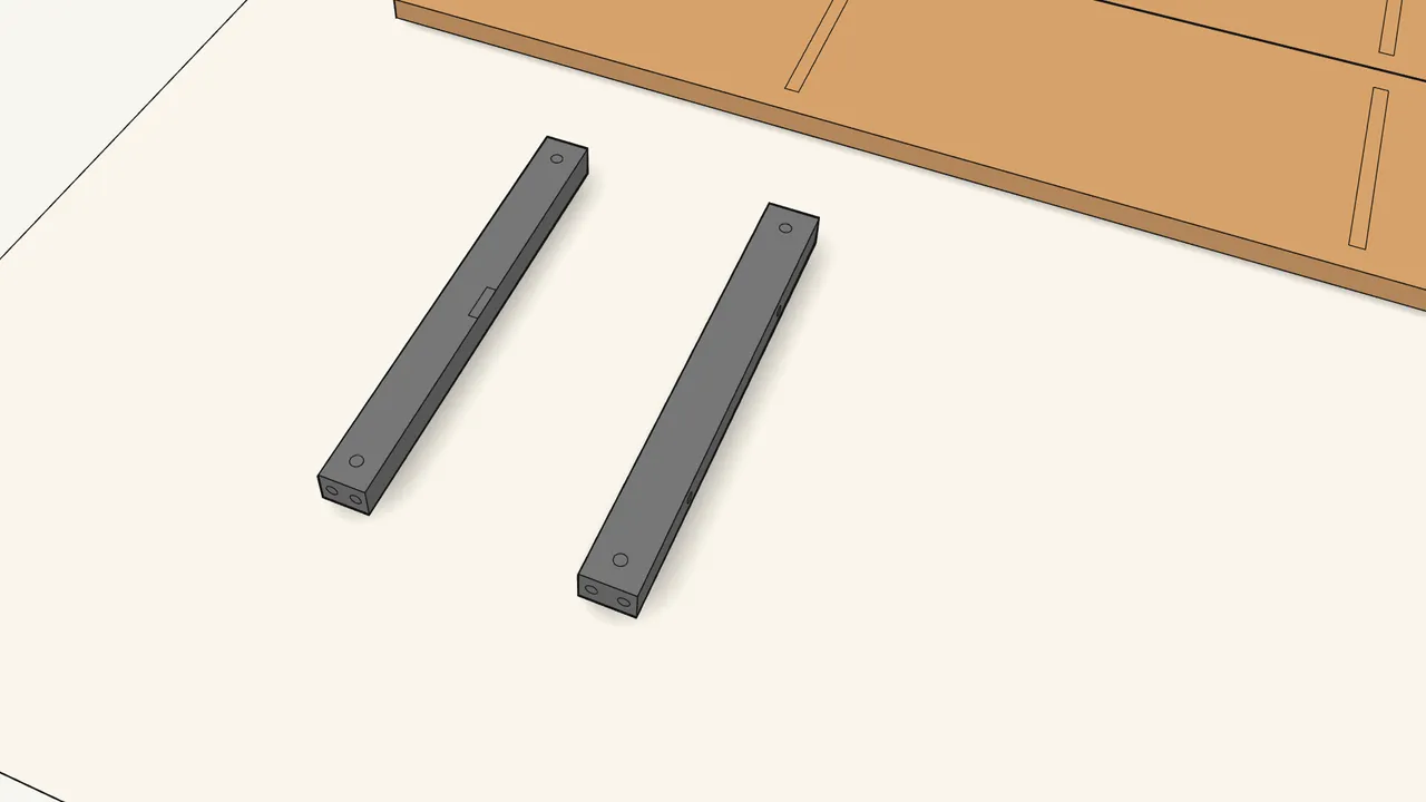 Step 3: Now the two leg frames. — IKEA SKOGSTA assembly