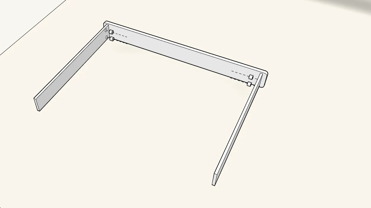 Step 21: Drawer: 4 cam bolts (118331) and 2 dowels (101345) in the front. — IKEA SLÄKT assembly